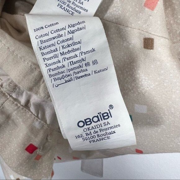 Obaibi Size 6-9 Months Baby Girl French Designer Dream Dress Squares Ribets - Picture 7 of 9